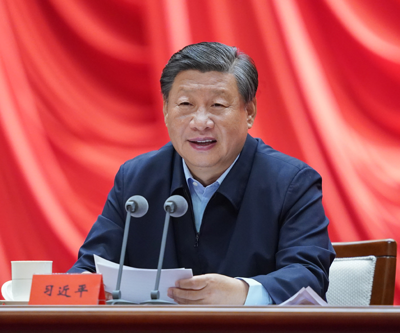  9月1日，2021年秋季学期中央党校（国家行政学院）中青年干部培训班在中央党校开班。中共中央总书记、国家主席、中央军委主席习近平在开班式上发表重要讲话。新华社记者 申宏 摄
